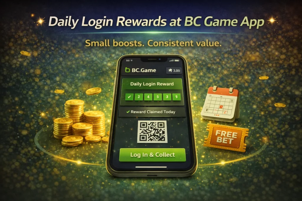 Daily Login Rewards at BC Game App